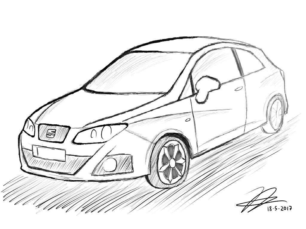 Seat ibiza j sketch by jjuanjo on