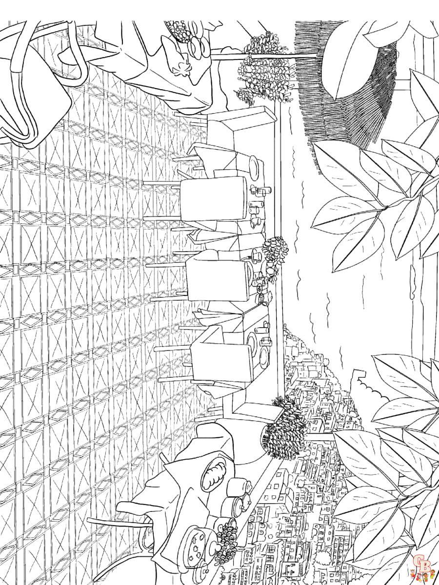 Aesthetic coloring pages