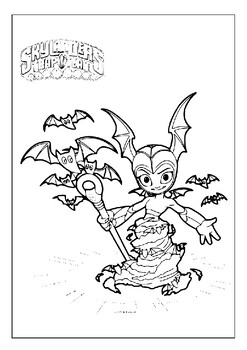 Add some adventure to your childs day with skylanders coloring pages