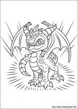 Skylanders coloring pages on coloring