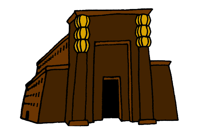 Solomon builds the temple