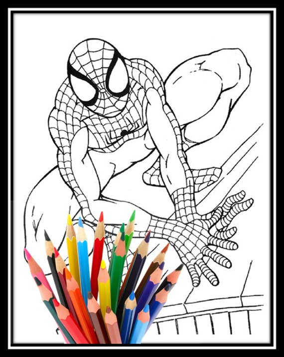 Spiderman colouring and activity book pages pdf download buy print and go ages remended