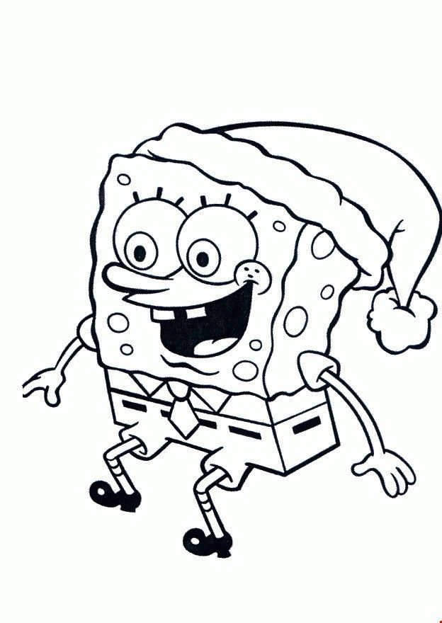 Spongebob christmas coloring sheet coloring pages spongebob christmas merry christmas coloring pages cartoon coloring pages