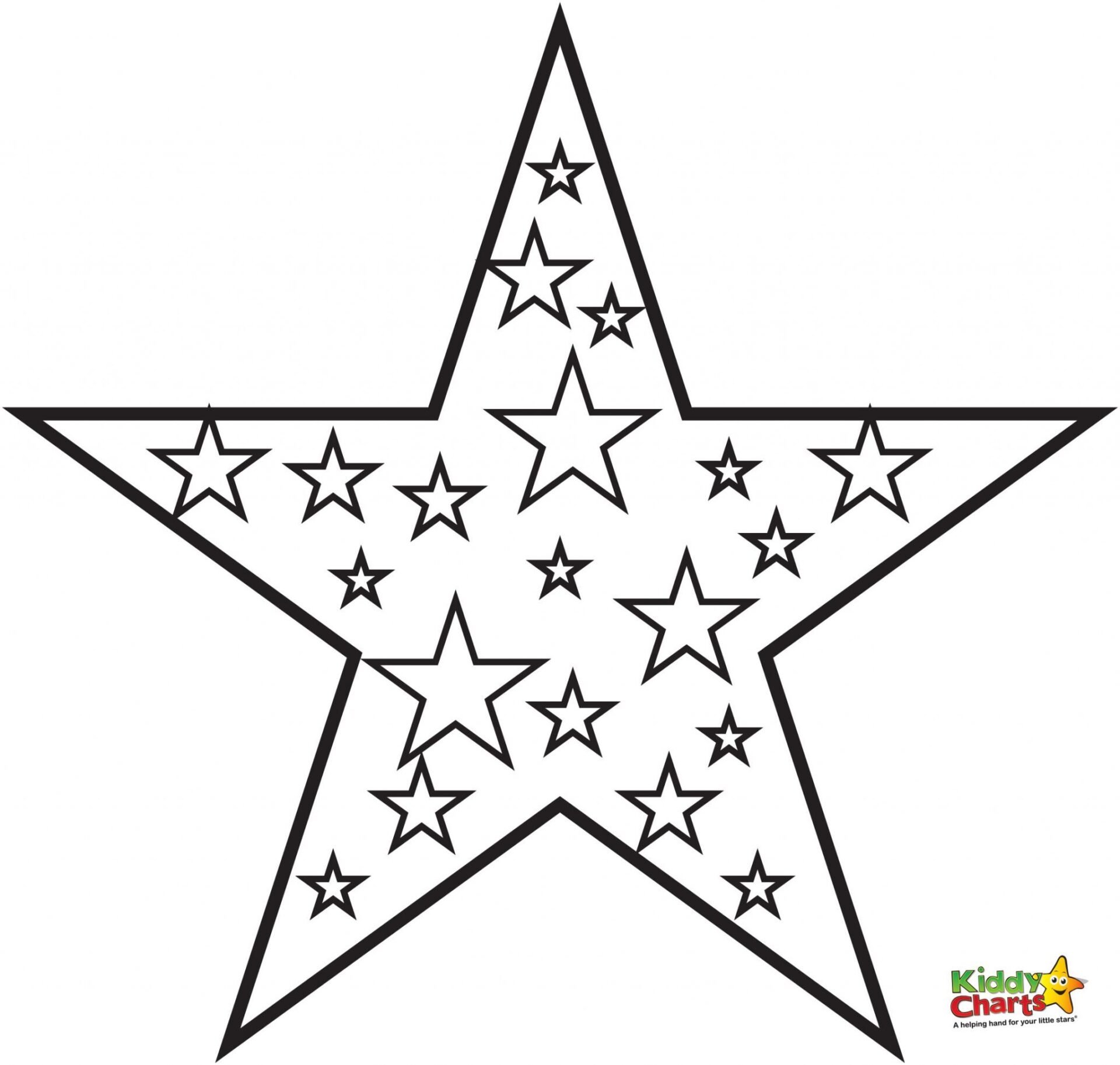 Star coloring pages