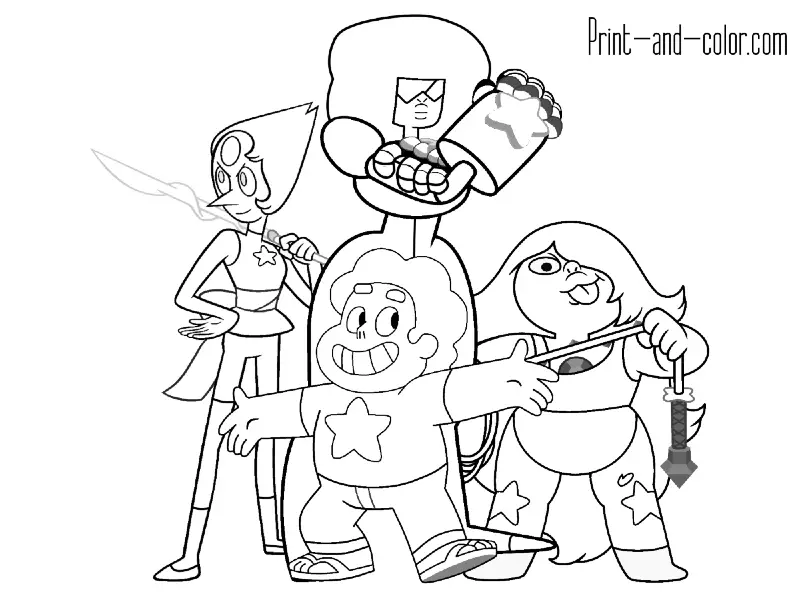 Top best steven universe coloring pages roundup