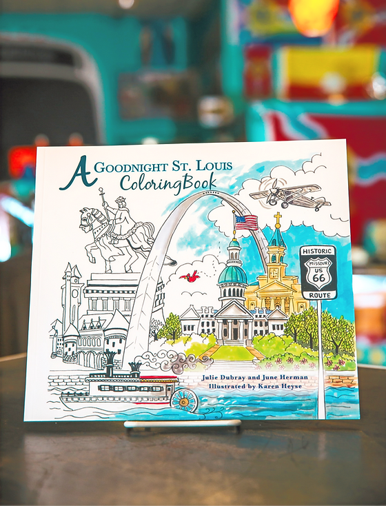 Goodnight st louis coloring book stl