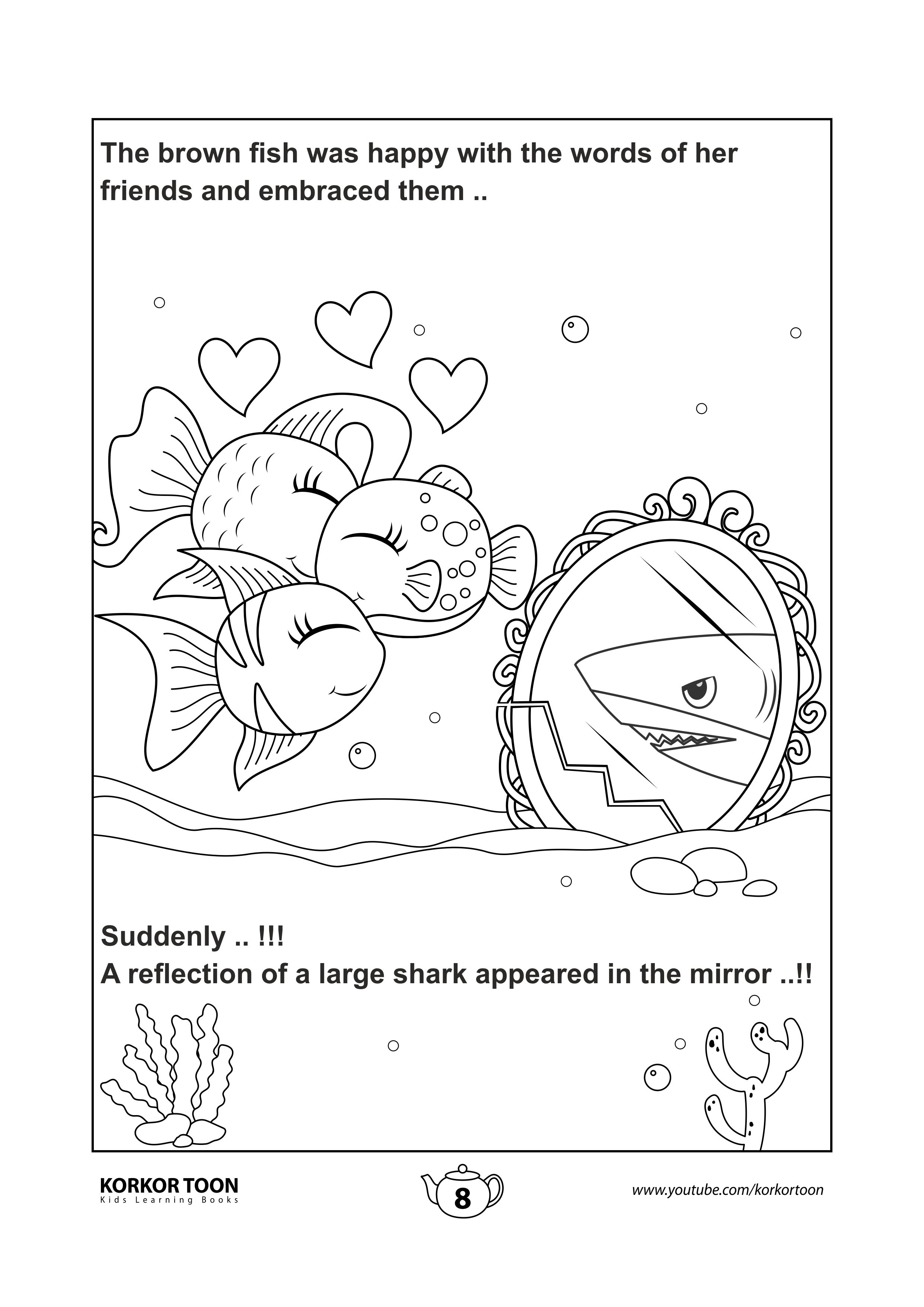 Loring page the special fish story loring book loring books kids loring books stories for kids