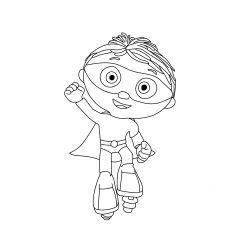 Top super why coloring pages for your toddler