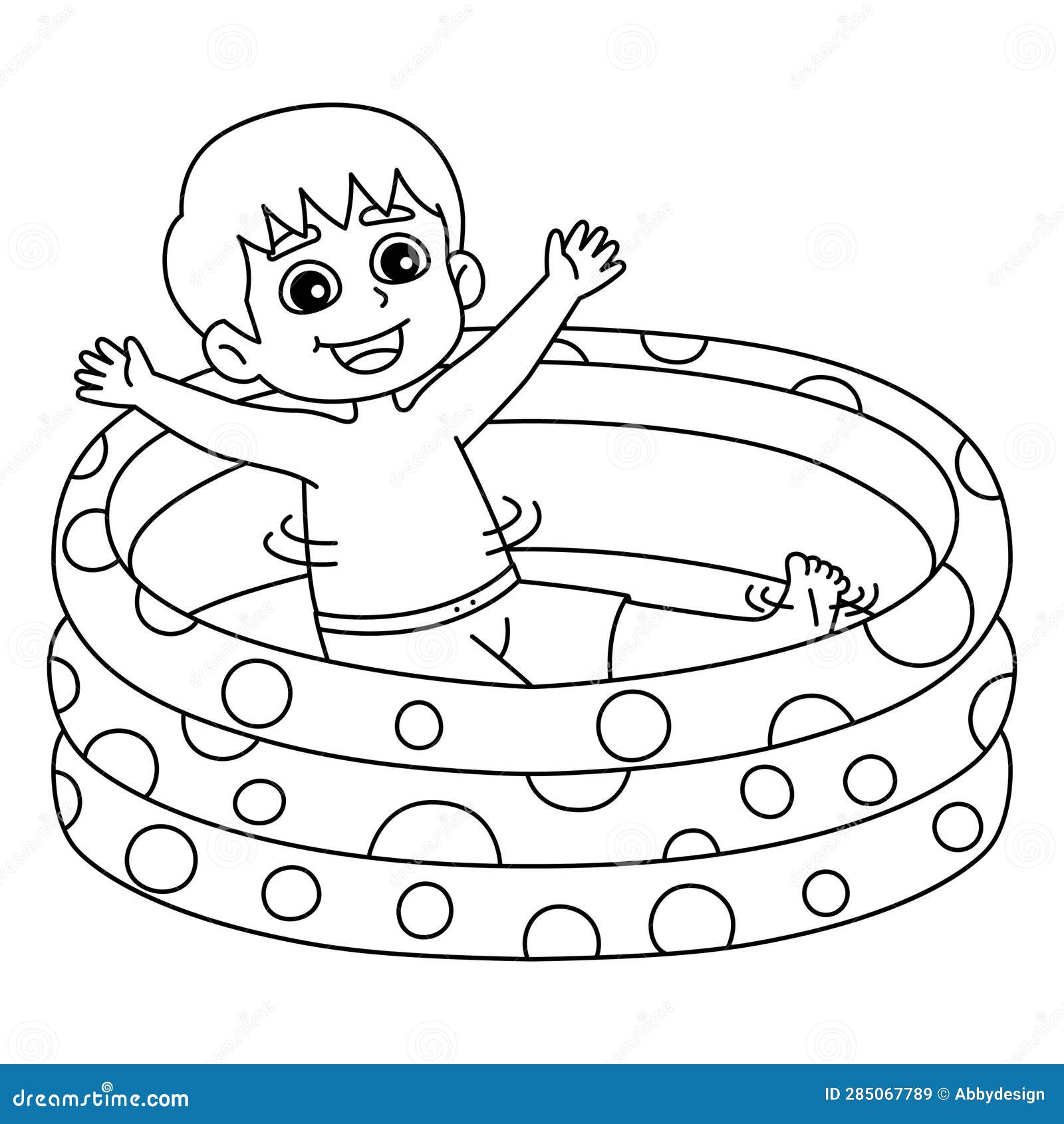 Swimming pool coloring page stock illustrations â swimming pool coloring page stock illustrations vectors clipart