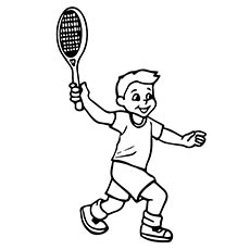 Top free printable tennis coloring pages online