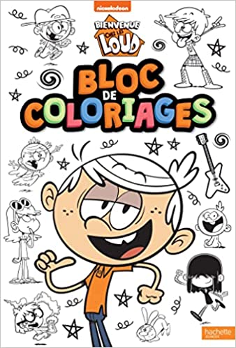 Bloc de coloriages the loud house encyclopedia