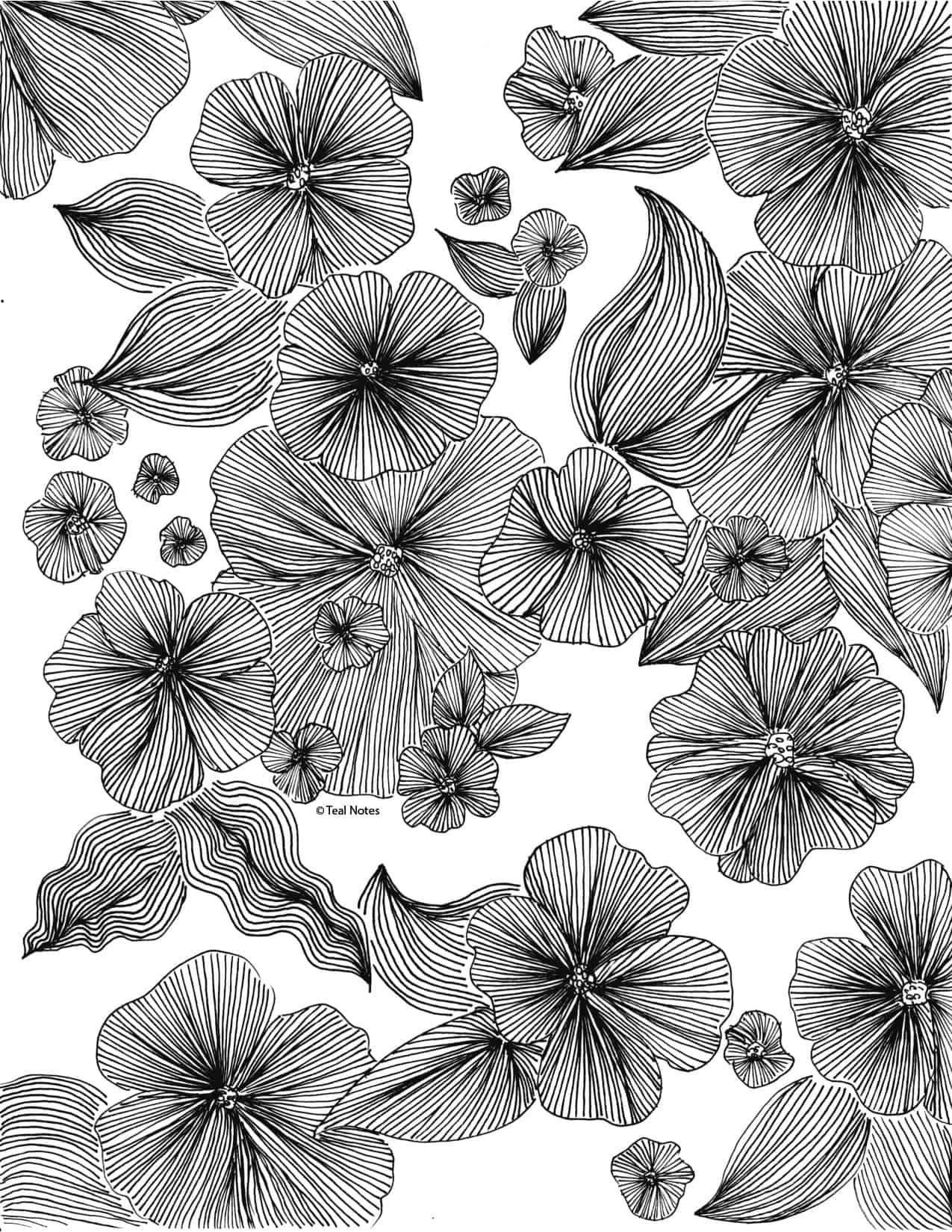 Printable adult coloring pages you can print and color for free