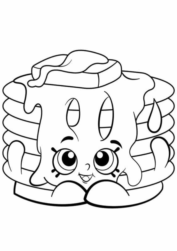 Free easy to print shopkins coloring pages