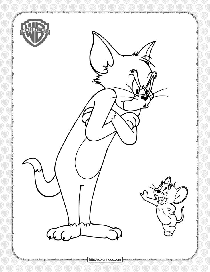 Printable tom and jerry coloring pages for kids coloring pages cartoon coloring pages love coloring pages