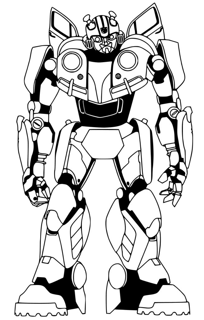 Bumblebee coloring pages