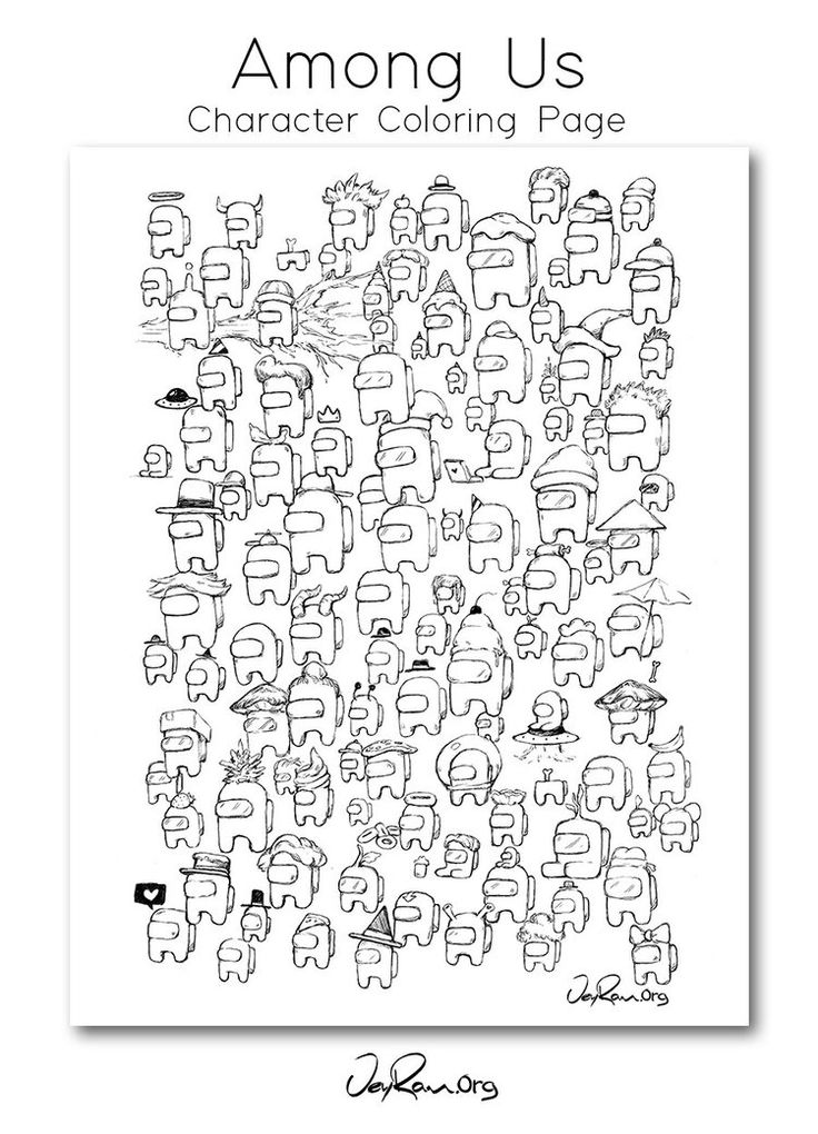 Among us character