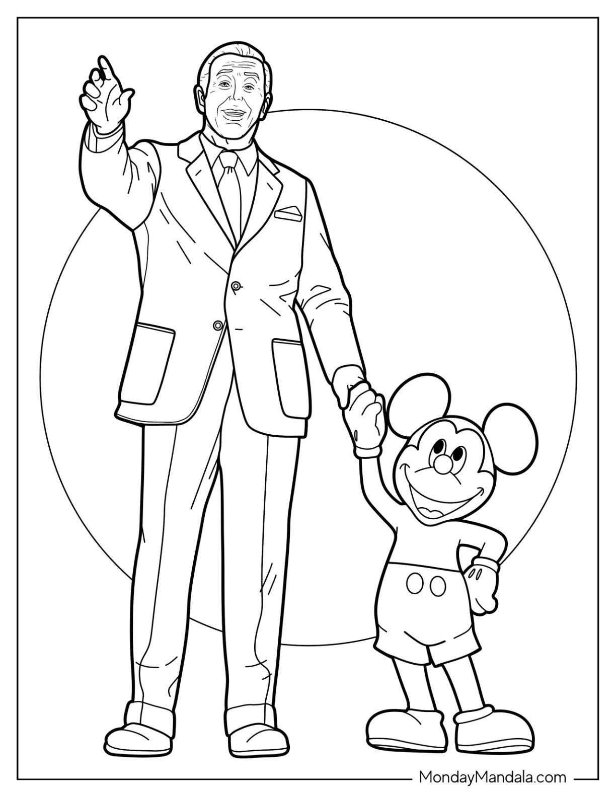 Disneyland coloring pages free pdf printables