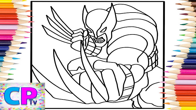 Wolverine coloring pagerscoloring pages tv