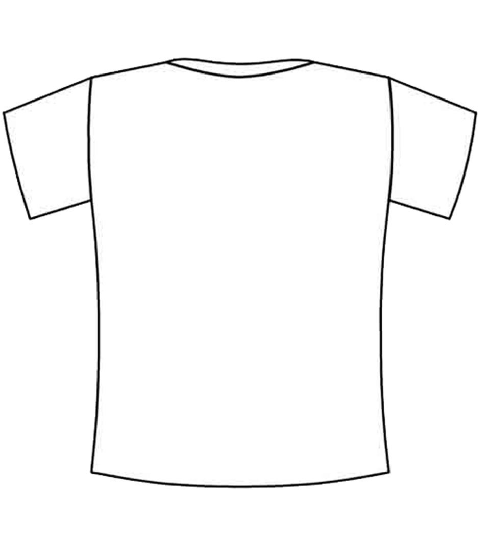 Blank back tshirt