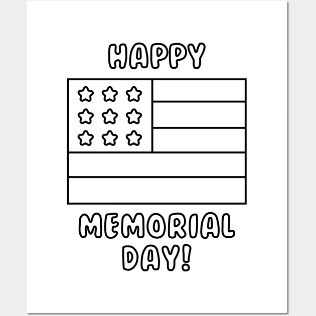 Color your own shirt memorial day to color with markers for kids