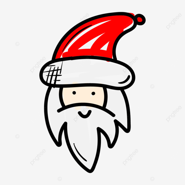 Santa claus navidad en tilo dibujado a mano vector png dibujos papa noel noel navidad png y vector para dcargar gratis