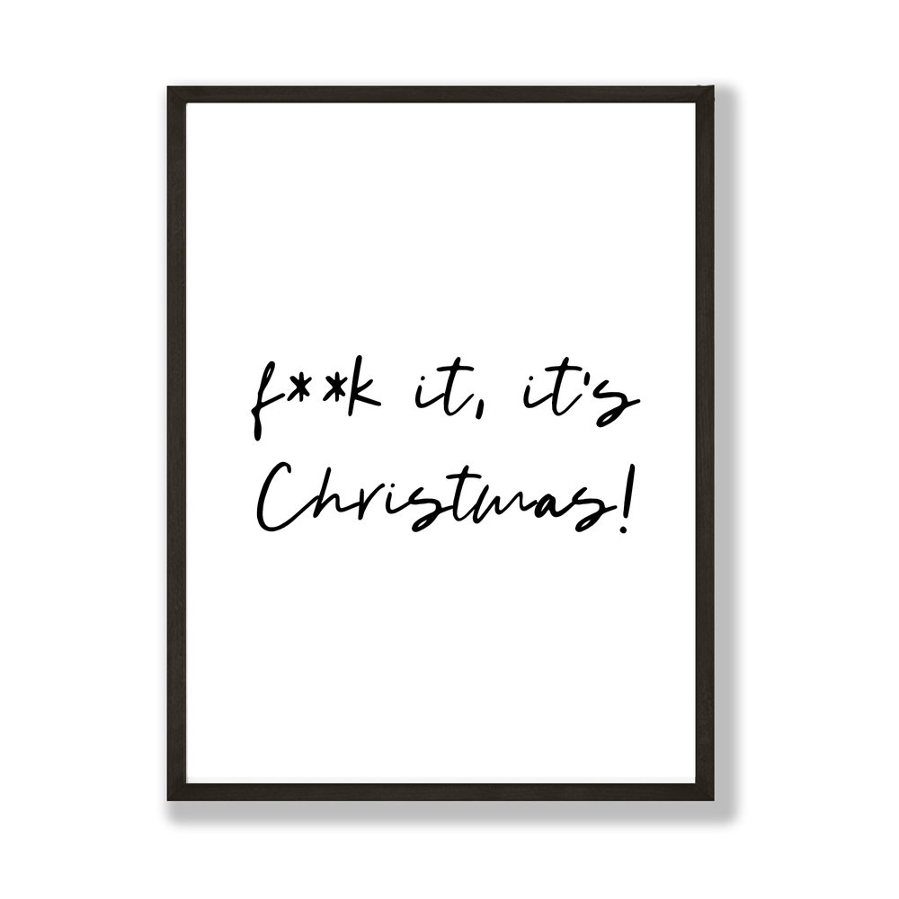 Christmas prints â word up creative