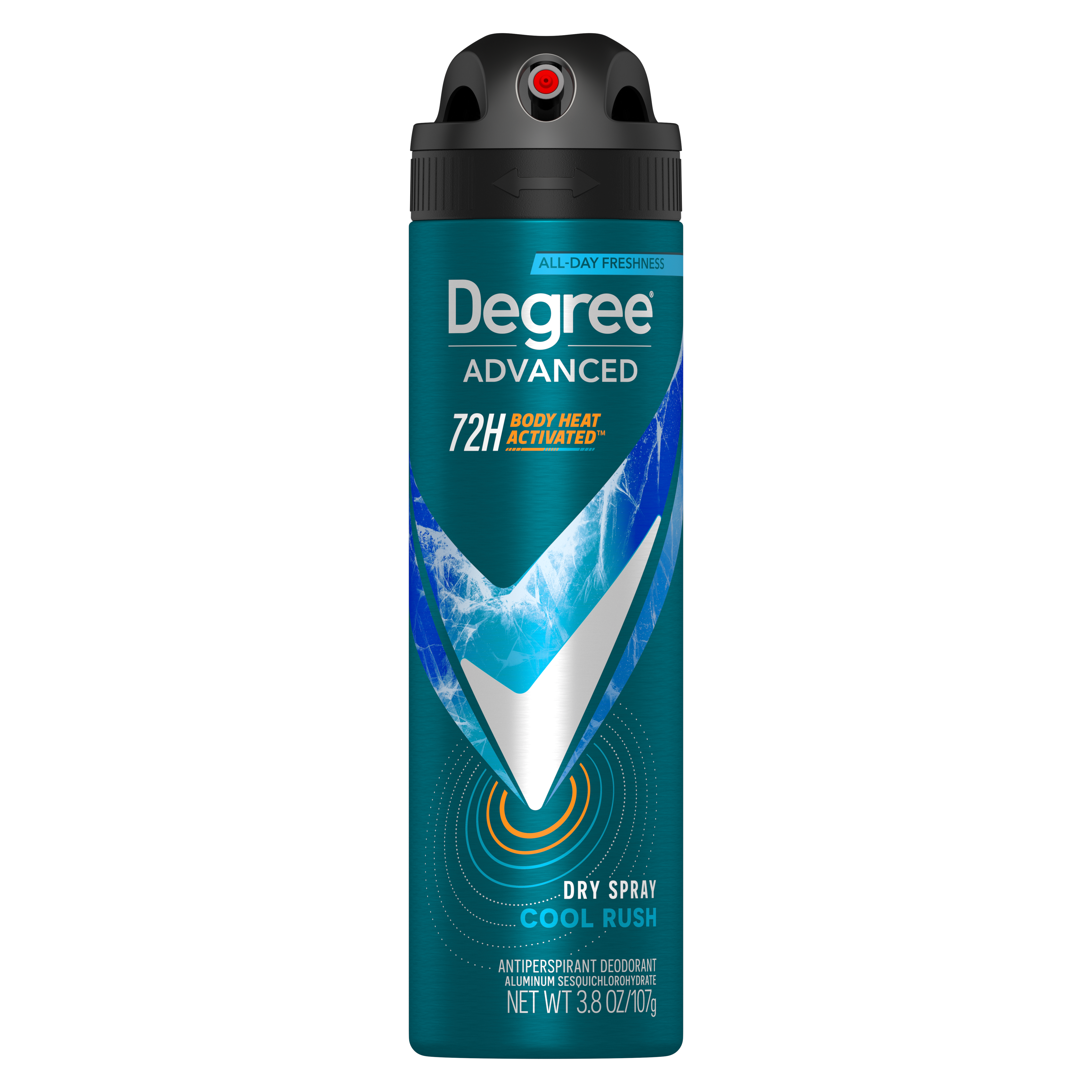 Cool rush dry spray antiperspirant deodorant degree us