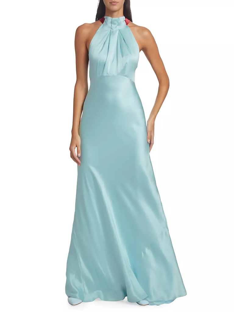 Silk wedding guest dresses thatll stun at any event
