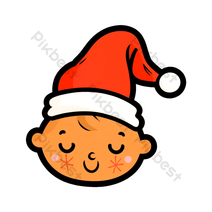 Cute kid christmas cartoon free png png images psd free download