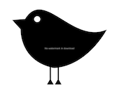 Simple bird svg dxf png clipart image file simple bird dxf