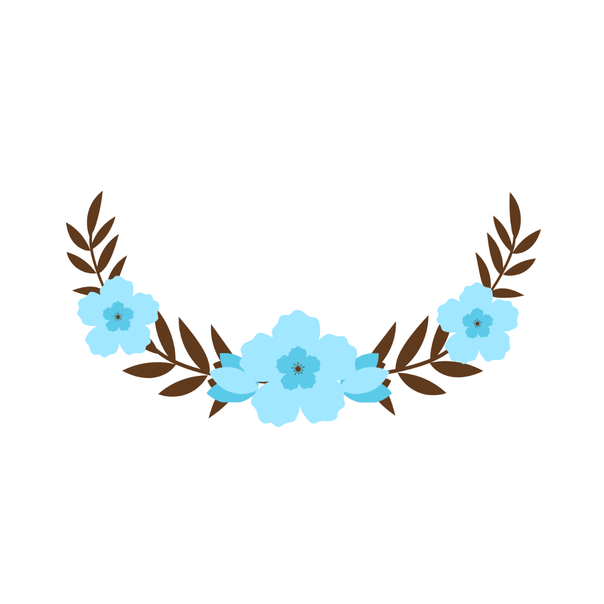 Free floral wreath