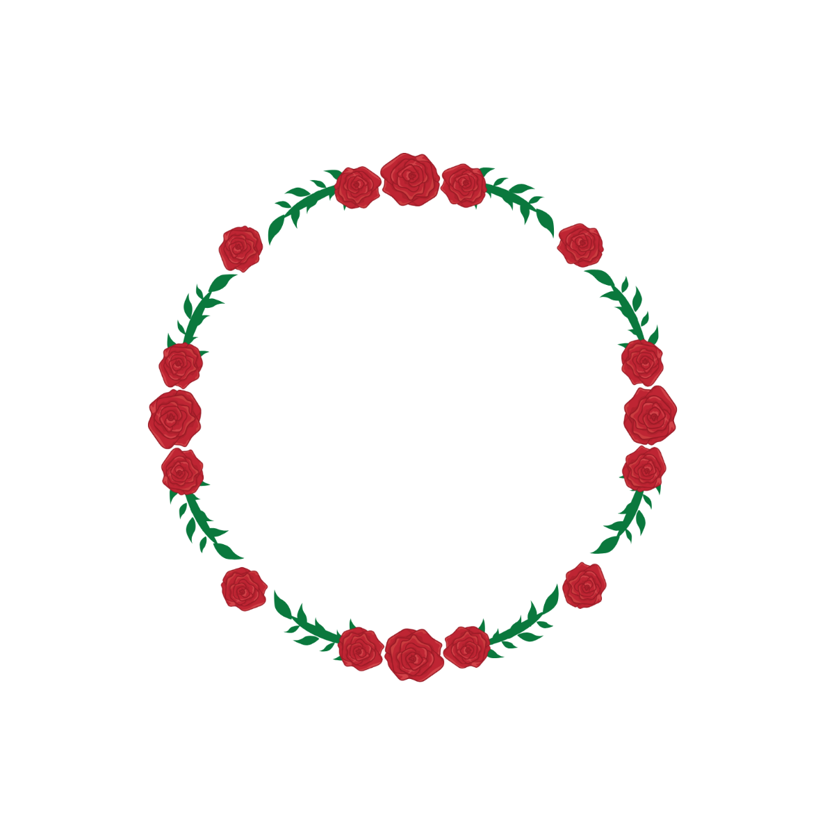 Free floral wreath
