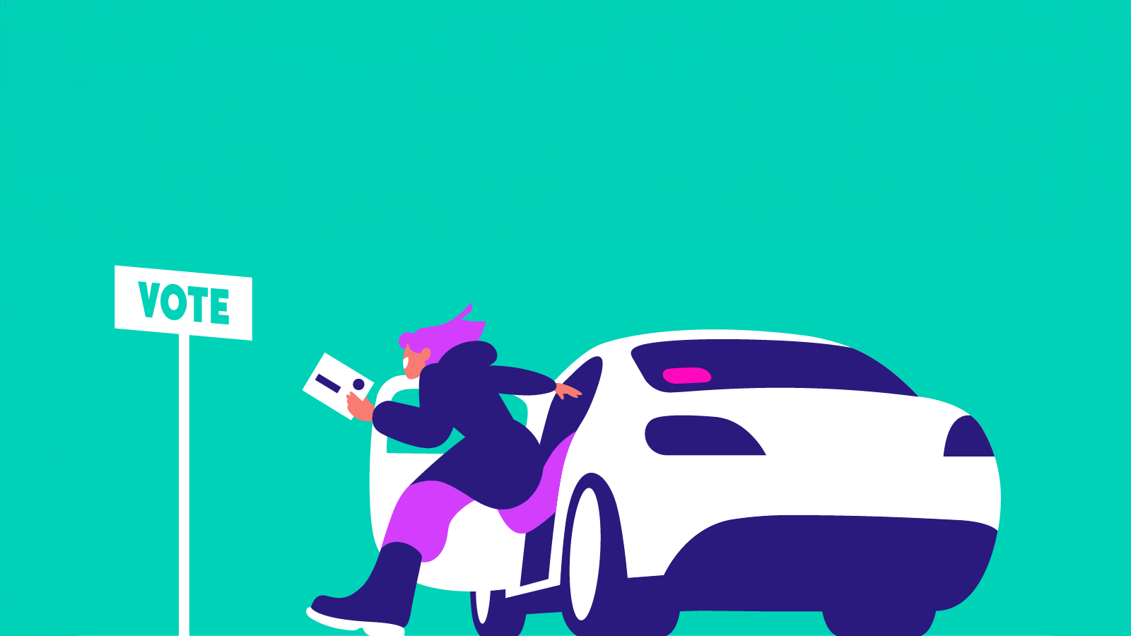 Announces off rideshare bikeshare and scooter rides to the polls on election day