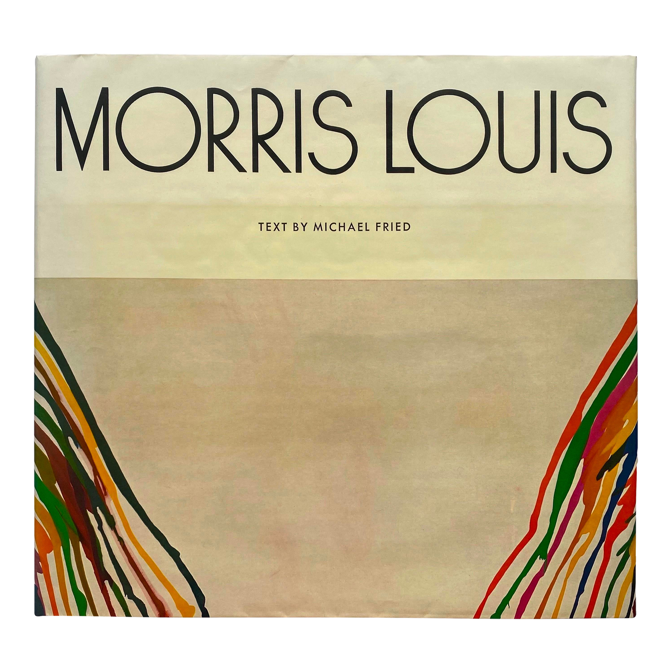 Morris louis vintage st edition abstract expressionist lithograph print landmark volume mid century modern hardcover art book