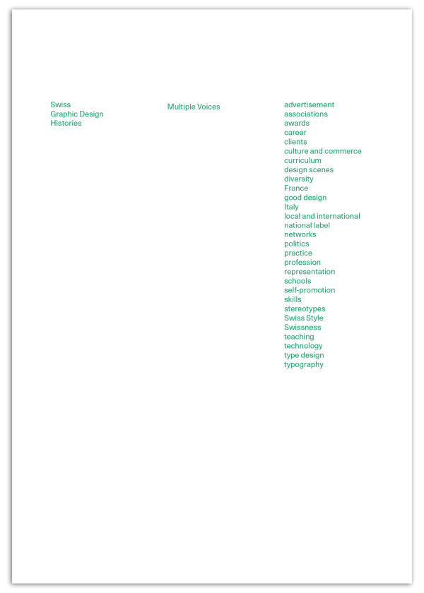 Swiss graphic design histories seidegger spiess