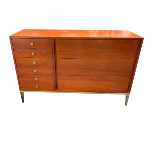 Vintage s brown brasssteel herman miller mid
