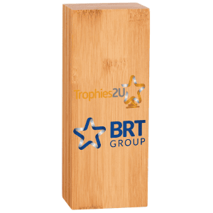 Lour printed laminated wood circle award