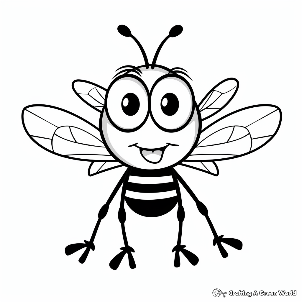 Mosquito coloring pages