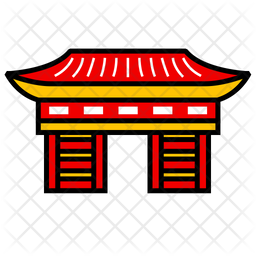 Asakusa temple icon