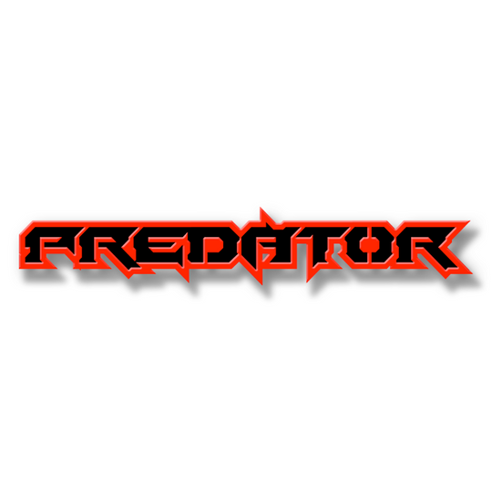 Custom predator text emblem