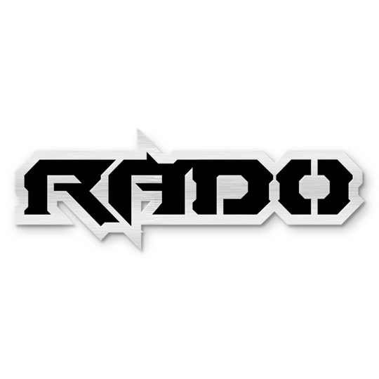 Custom rado text emblem