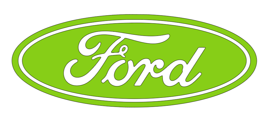 Ford logo vinyl sticker decal multiple colors