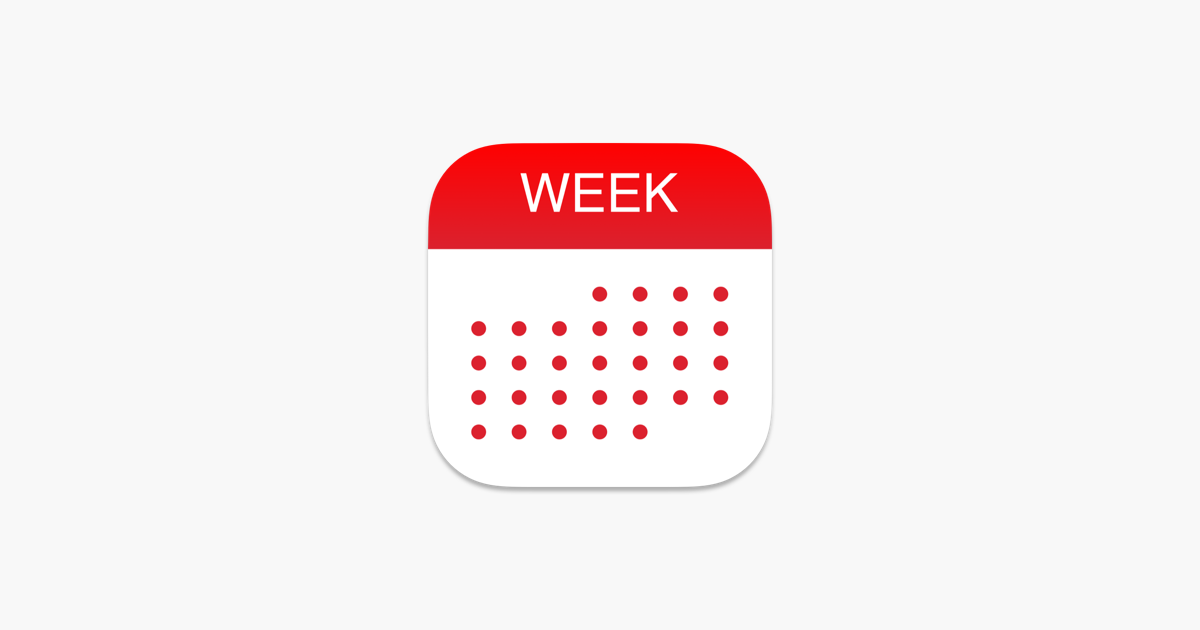 App storeìì ì êµíë week calendar