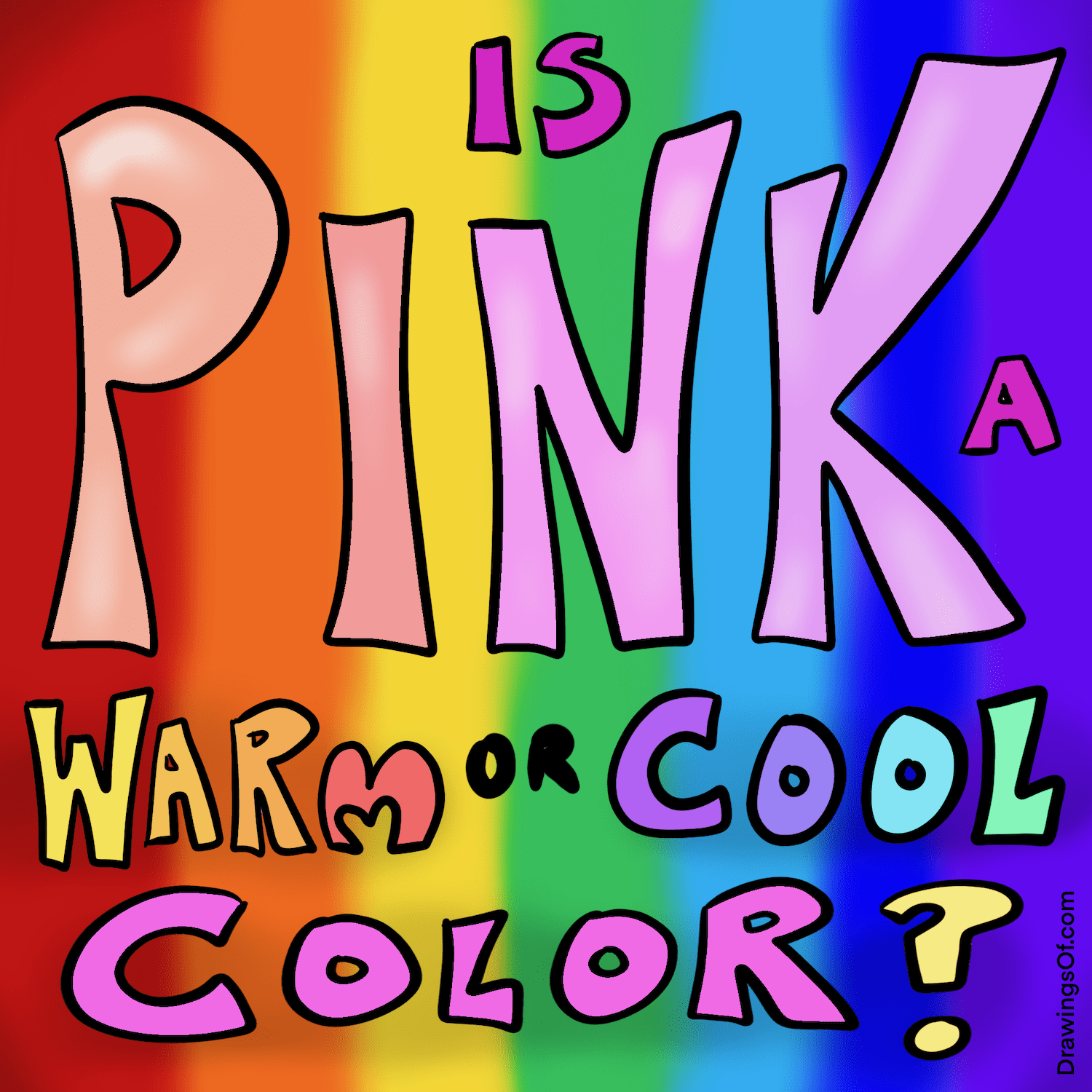 Is pink a warm color or cool