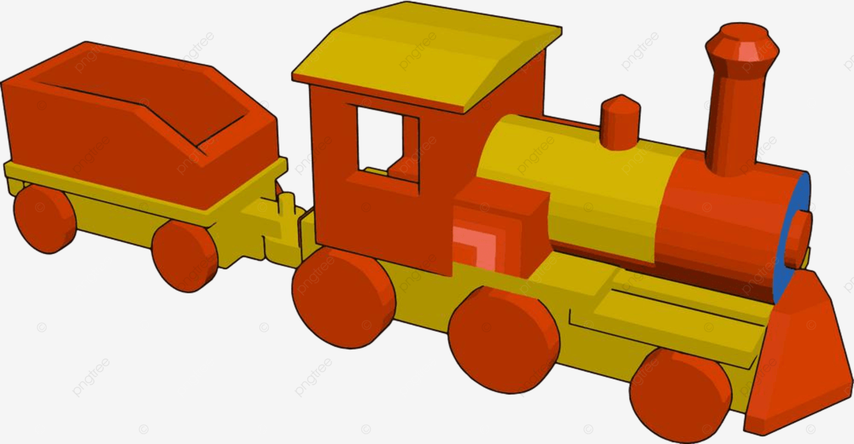 Kids play toys vector hd png images a toy train engine used by kids for playing it runs on two horizontal track vector color drawing or illustration runs train cretions png image