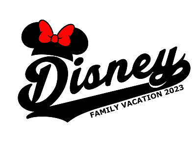 Disney vacation mickey or minnie mouse iron on transfer