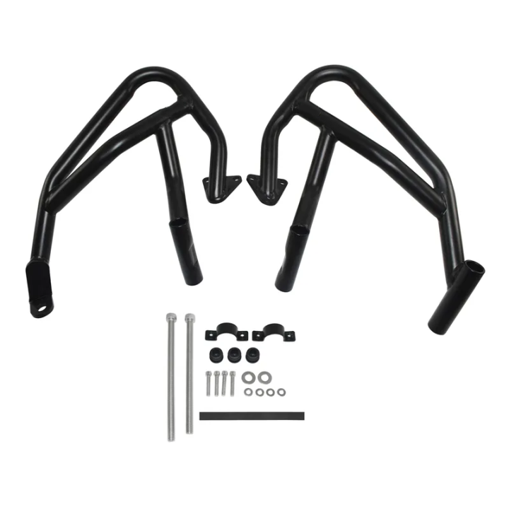 Allotmark motorcycle engine guard bumper highway crash bars stunt cage frame falling protector kit gas tank protection for cfmoto sr cf sr accessories