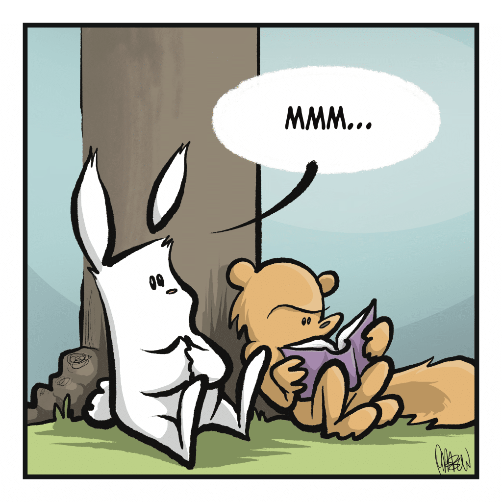 Ics with flynn the squirrel roonie the rabbit