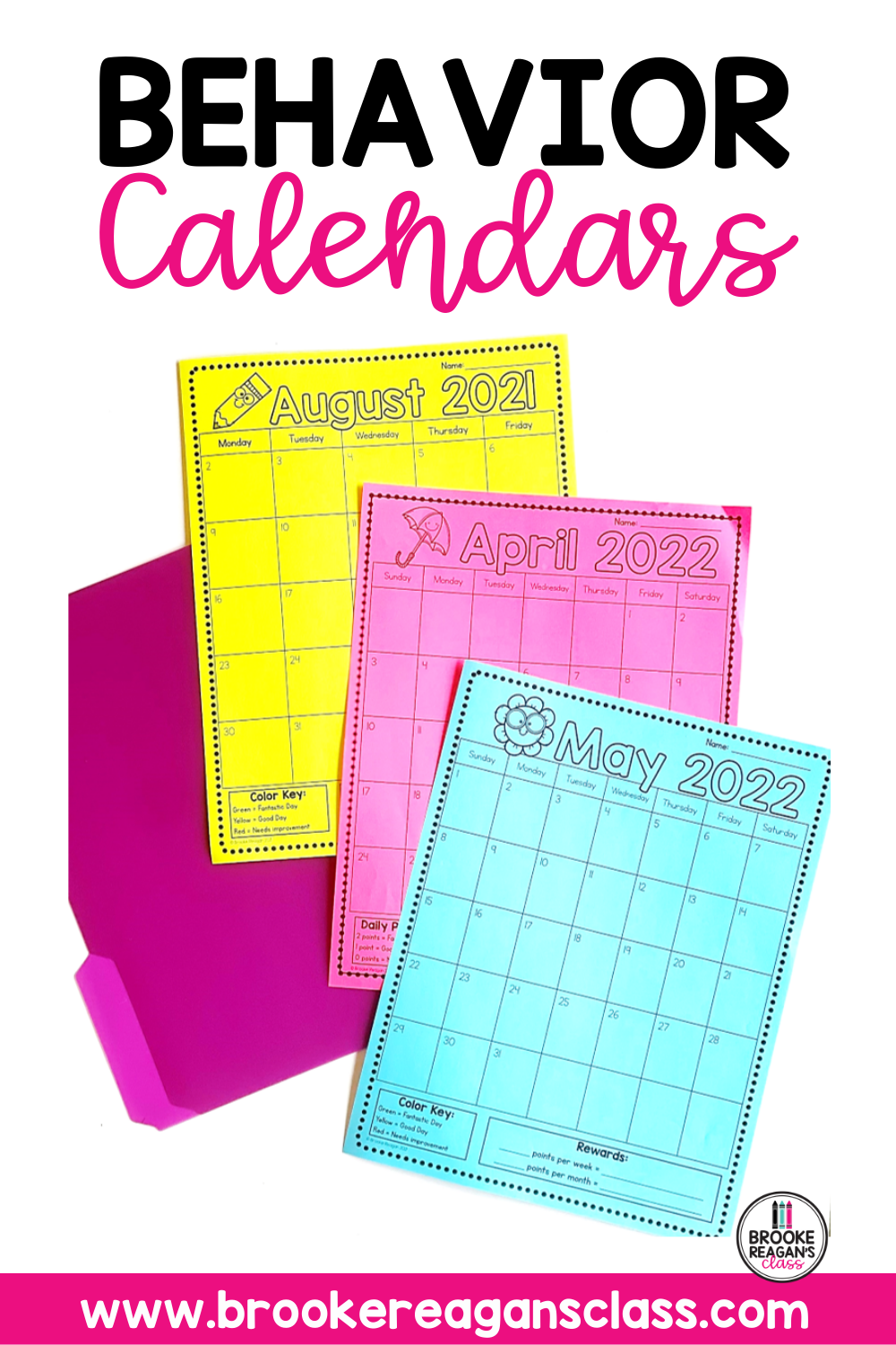 Behavior calendars classroom behavior managment system for communication home behavior calendar classroom behavior system classroom behavior