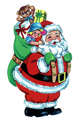 Charming free vintage christmas clip art